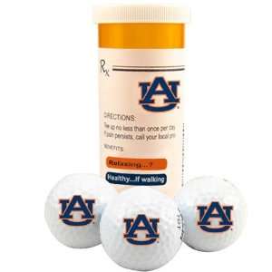  Auburn Tigers Rx 3 Pack Golf Balls