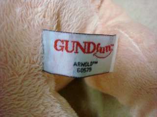Gund Fun 16 inch Oink Snoring Pig Plush   Arnold Model 60579  