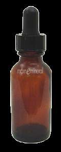 Amber Bottle with Dropper 1 oz by Gaia Herbs  