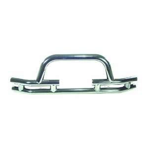   BUMPER WITH WINCH CUT OUT; STAINLESS; 76 06 JEEP CJ; WRANGLER/UNLIMIT