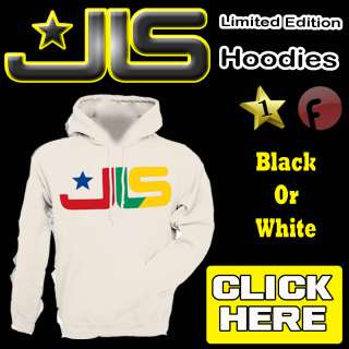 JLS Hooded Hoodies   4 Bright Colours   Child & Adult Sizes   Hoody 
