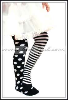 BOOAK Boutique 3 4 5 6 7 8 Custom NEW Disney Xmas GIRL Knee Socks B&W 