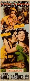 Mogambo 14 x 36 Movie Poster Clark Gable, Ava Gardner E  