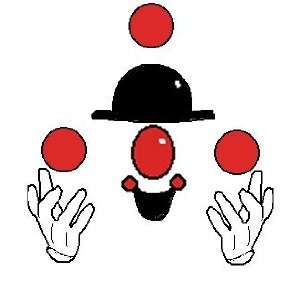  Instant Juggler   Derby Hat and 3 Juggling Balls 