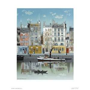  Le Canal by Michel Delacroix   29 3/4 x 23 1/4 inches 