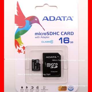 New ADATA 16GB 16G Class 10 Class10 micro SD SDHC microSDHC Memory 
