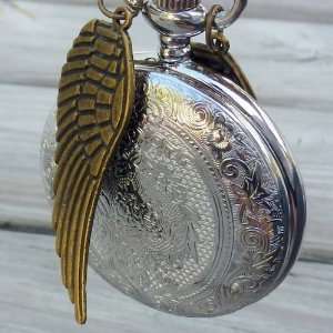  Harry Potter golden snitch style Flying ball necklace Time 