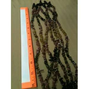  Tourmaline Gem Chip Strands 