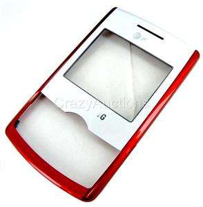 OEM Wht+Red Faceplate Front Housing Samsung Propel A767  
