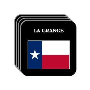 US State Flag   LA GRANGE, Texas (TX) Set of 4 Mini Mousepad Coasters