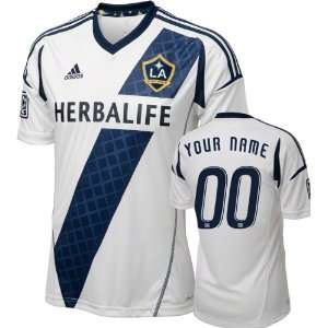 Los Angeles Galaxy Replica Jersey adidas Home White Customizable MLS 