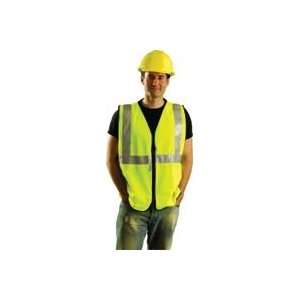   Hi Viz Yellow ANSI Premium Solid Safety Vest