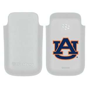  Auburn University AU on BlackBerry Leather Pocket Case 