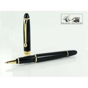  Aurora 88 Gold Plated Black Resin Rollerball Pen   AU 870 