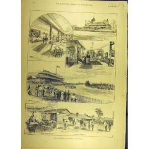  1893 Washington Park Racing Club Chicago Club Old Print 