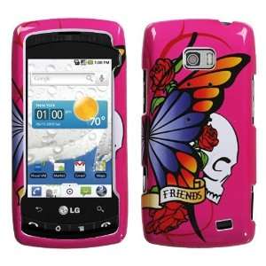 LG VS740/Ally Best Friend Hot Pink Hard Case Cover Protector (free ESD 