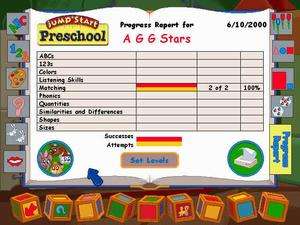 JumpStart Preschool 2.0 PC CD learn letters numbers phonics counting 