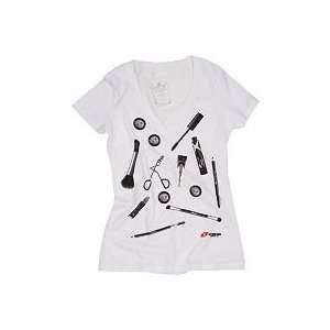  ONE INDUSTRIES WOMENS WAR PAINT T SHIRT (SMALL) (WHITE 