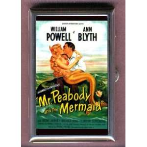 MR. PEABODY MERMAID WILLIAM POWELL Coin, Mint or Pill Box Made in USA 
