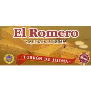 El Romero Jijona Turron   Creamy Almond Nougat 7 oz  
