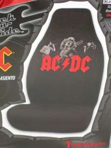 NEW AC/DC Universal Bucket Seat Cover Seat Air Bag Safe Rock N Roll 