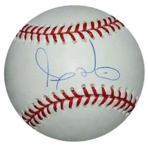  Andy Marte autographed Baseball