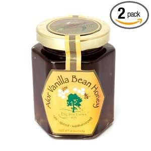 Big Tree Farms Alor Vanilla Bean Honey, 8.5 Ounce Jars (Pack of 2)