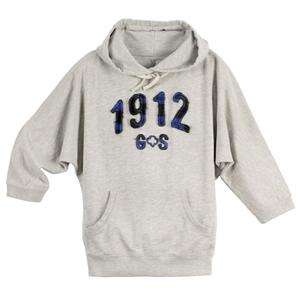 Womens GIRL SCOUT 1912 Gray Hoodie Sweatshirt Size L XL  
