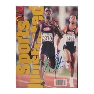  Michael Johnson autographed Sports Illustrated Magazine (Track 