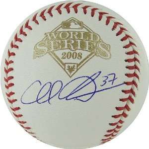  Chad Durbin 2008 World Series Baseball