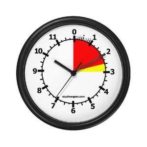 81x Skydiving Altimeter Skydiving Wall Clock by  