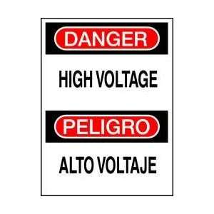  Danger Sign,20 X 14in,r And Bk/wht,text   BRADY 