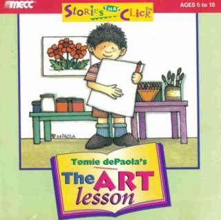 Tomie DePaolas The Art Lesson PC CD learn about art  