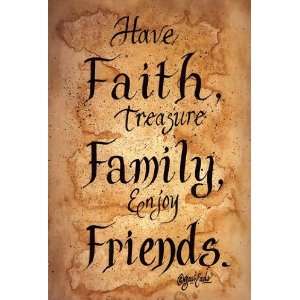   , Family, Friends Poster by Gail Eads (12.00 x 18.00)