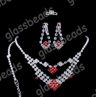 14sets 14Styles Fashion Acryl Crystal Necklace Sets  