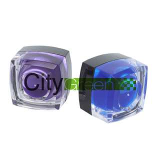 12 Mix Color 8ml UV Acrylic Nail Art Glitter Builder Gel Set 4#  