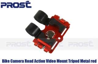 Bicycle Camera Road Action Video Mount Tripod Metal Red  