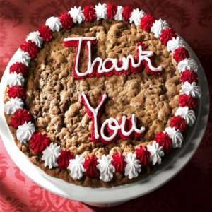 Mrs. Fields® Thank You Cookie Cake  Grocery & Gourmet 