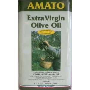 Amato Extra Virgin Olive Oil   1 Gallon Grocery & Gourmet Food