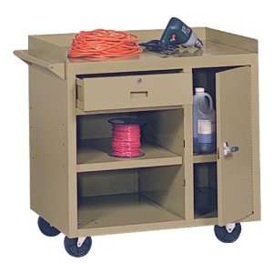  Mobile Workbench with Cabinet and Drawer 36 L