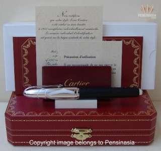 CARTIER LIMITED EDITION LOUIS LOGO LEATHER FOUNTAIN PEN  