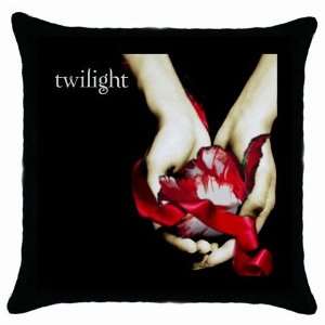  New Custom Black Throw Pillow Case Home Decoration Twilight Edward 