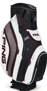 NEW 2012 Ping PIONEER BLACK/WHITE Golf 14 Way CART Bag  