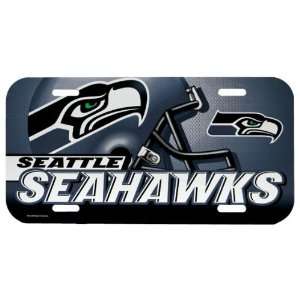  Seattle Seahawks   Giant Helmet License Plate, NFL Pro 