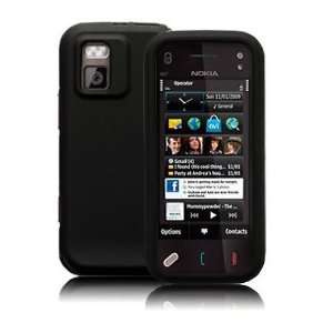  Modern Tech Black Armor Shell Case/Cover for Nokia N97 