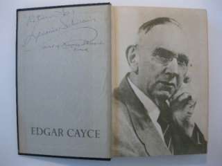 Edgar Cayce Sleeping Prophet Book Jess Stern Signed HB First Edition 