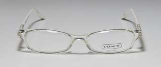 NEW COACH GEORGEANNE 623 51 15 135 CRYSTAL/WHITE RX ABLE EYEGLASS 
