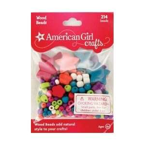 American Girl Wood Beads; 3 Items/Order