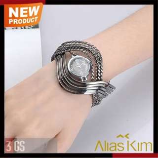   Alias Kim Stainless Steel Womens Ladies Bracelet Quartz Wrist Watch