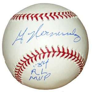  Willie Hernandez Memorabilia Signed Official MLB Baseball 